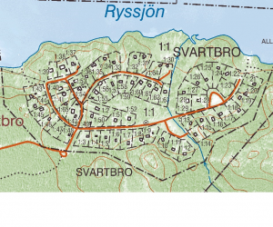 Svartbro skötselområden underlag karta